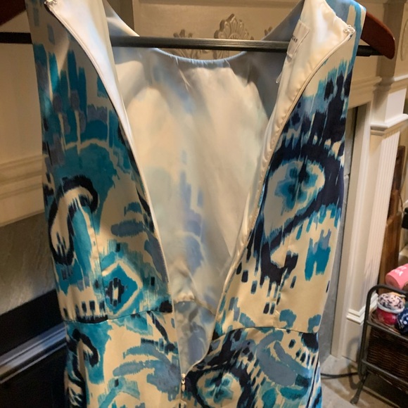 Blue /white summery aline dress - Picture 8 of 8